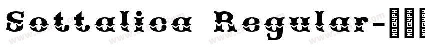 Sottalica Regular字体转换